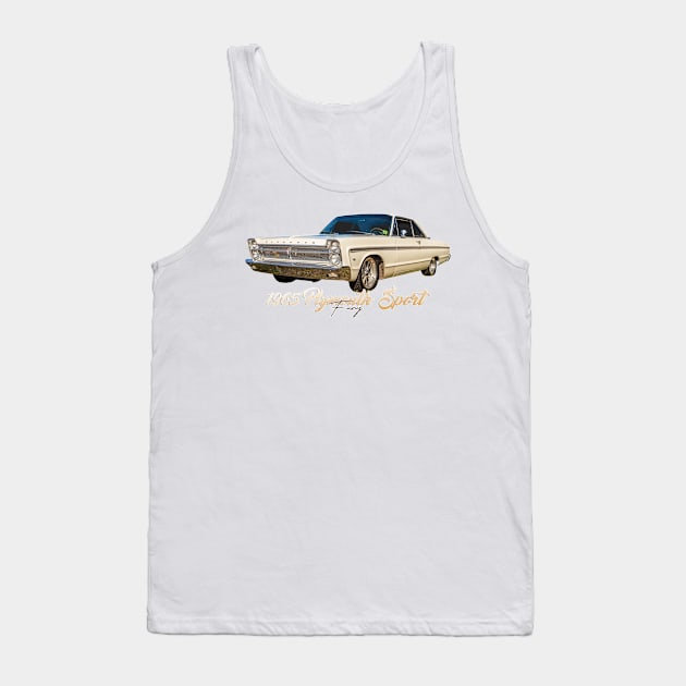 1965 Plymouth Sport Fury Coupe Tank Top by Gestalt Imagery